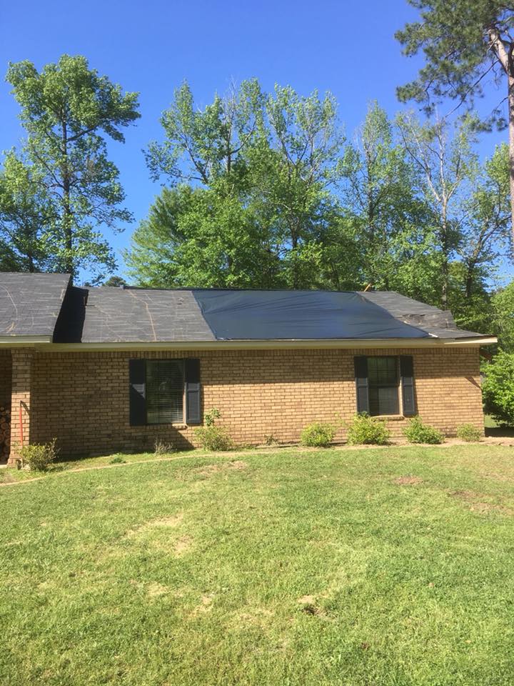 Damaged Roof — Monroe, LA — Munholland Tree Service