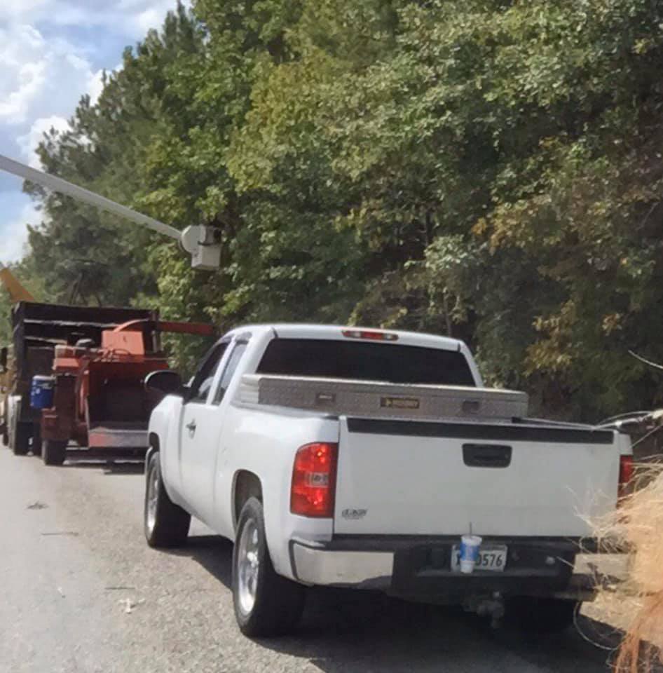 Crew Trimming Highway Trees — Monroe, LA — Munholland Tree Service