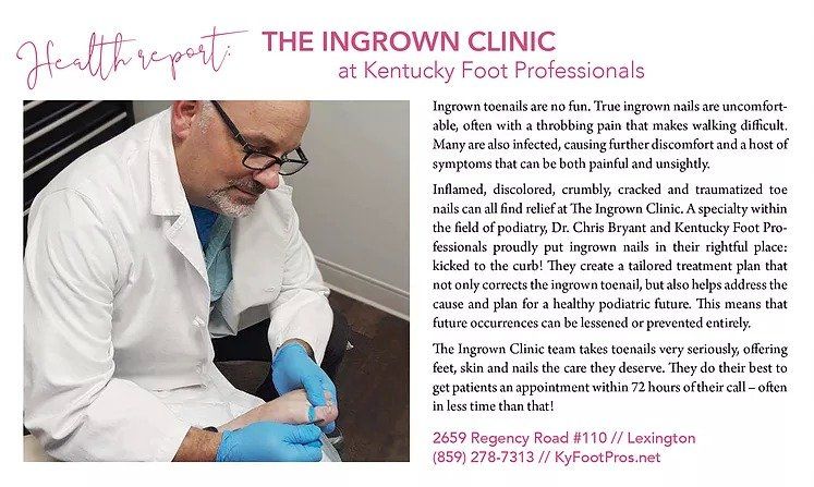 Podiatrist — Ingrown Clinic in Lexington, KY