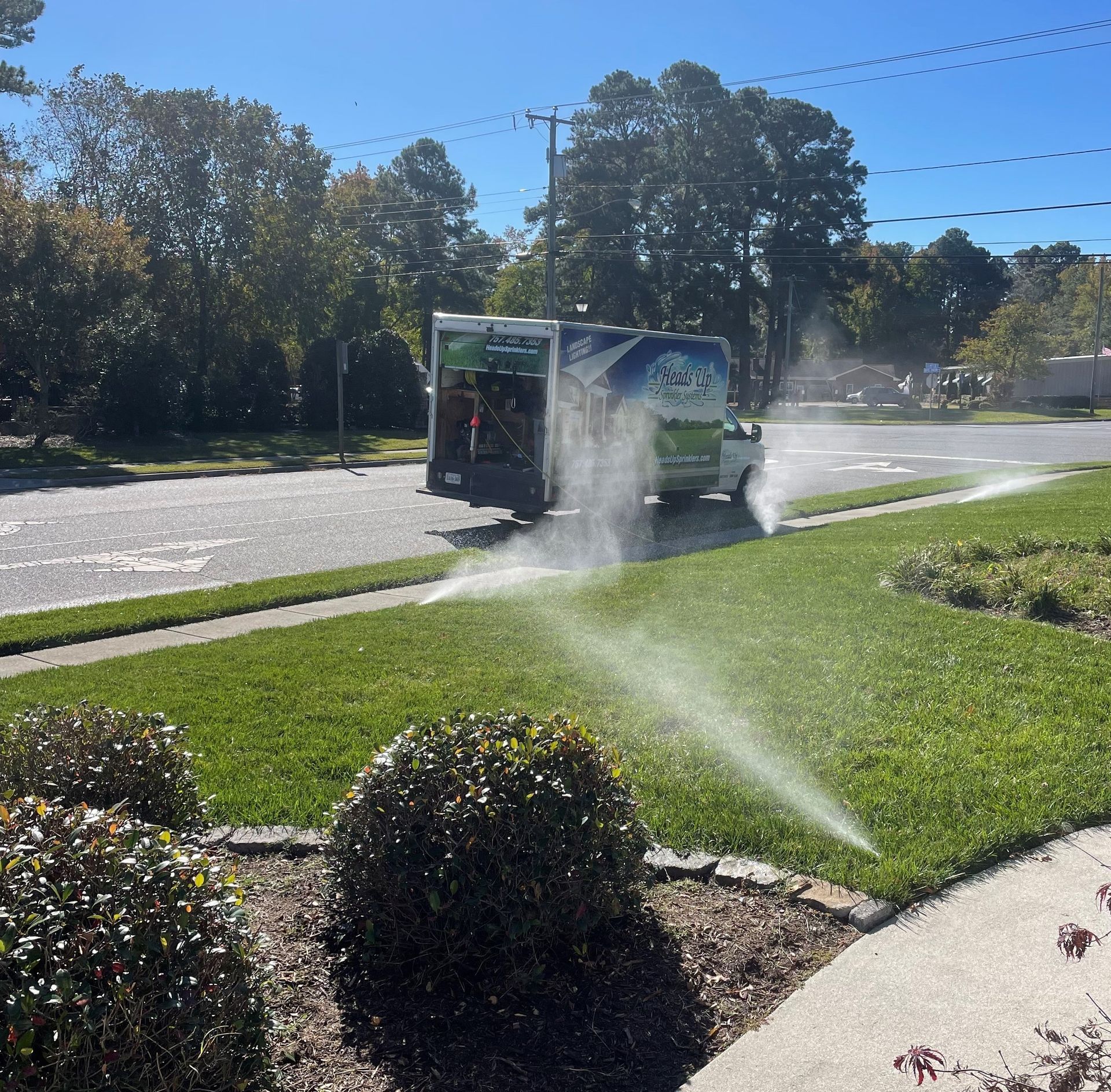 Sprinkler System During Winter — Chesapeake, VA — Heads Up Sprinkler Systems