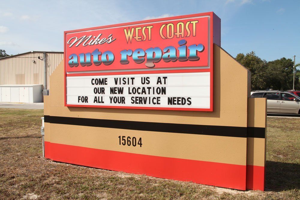 Auto Repair — Repair Shop Signage in Spring Hill, FL