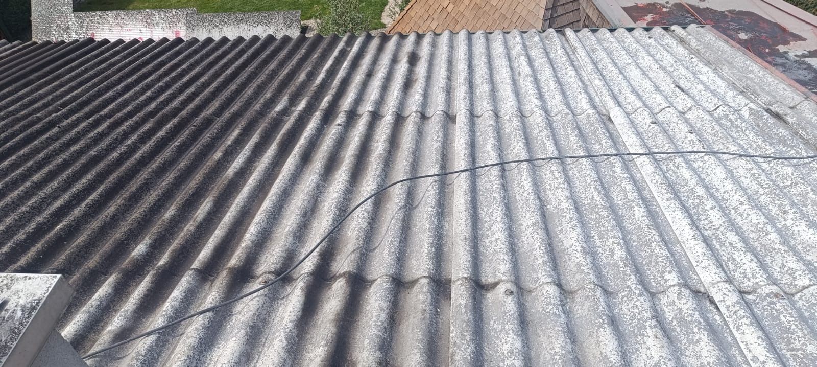 Dachbeschichtung vorher