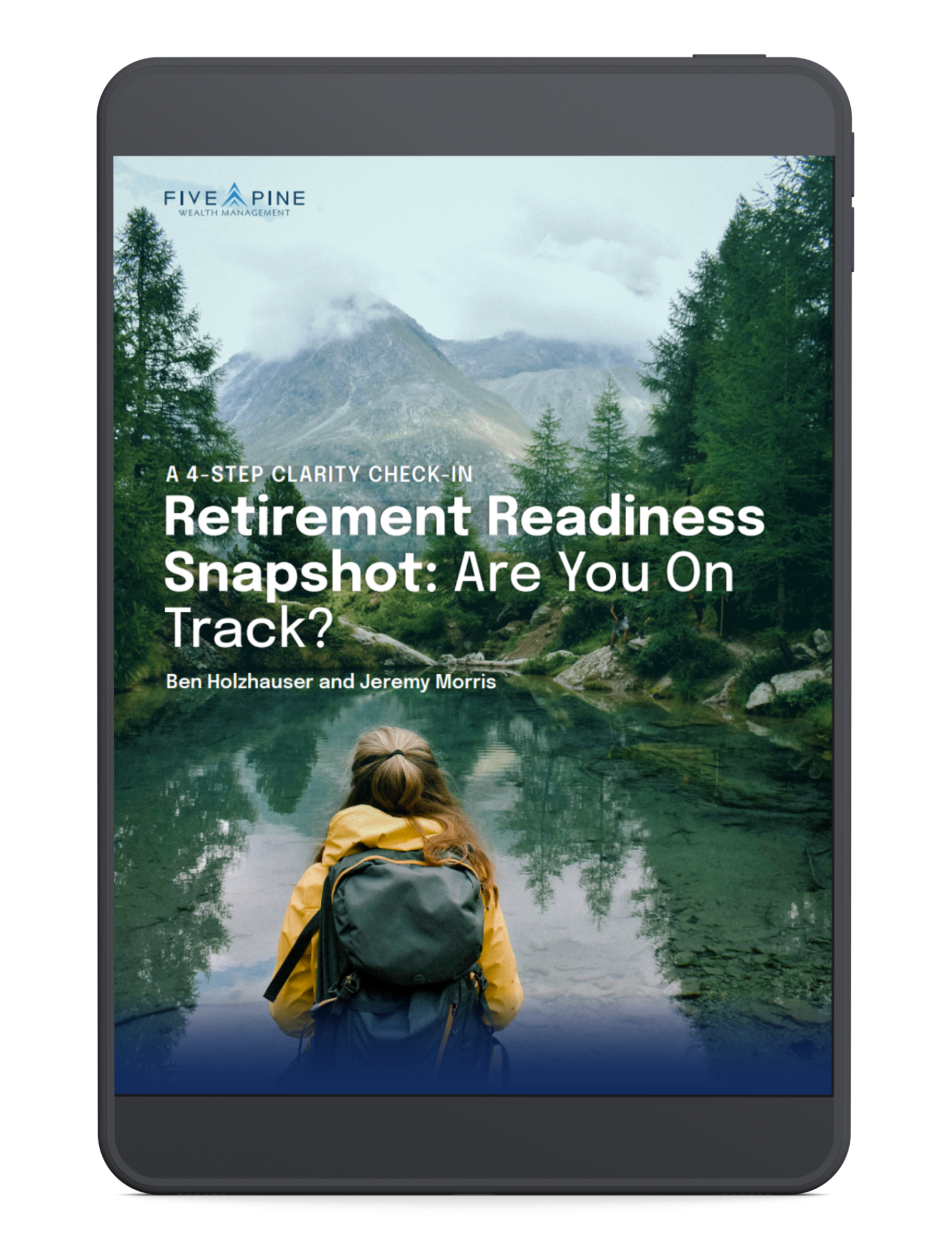 Retirement Readiness Snapshot Tablet Mockup -- Cover Page