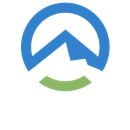 Clearview Dermatology Logo - blue green and white mountain icon