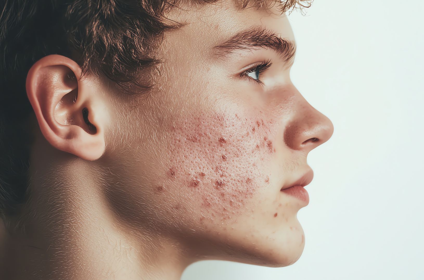 young teenager with acne - medical dermatology treatment in arvada co