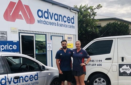 Man Tinting Car — Advanced Windscreens & Service Centre in Proserpine, Qld