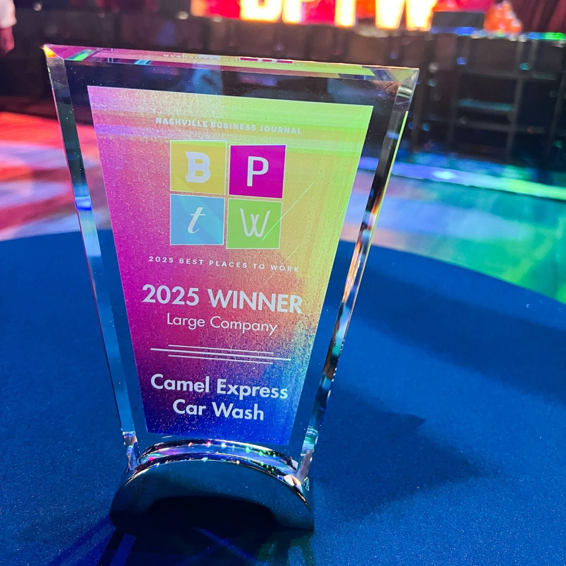 Nashville Best Places to work Camel Express Car Wash winners for 2024 and 2025
