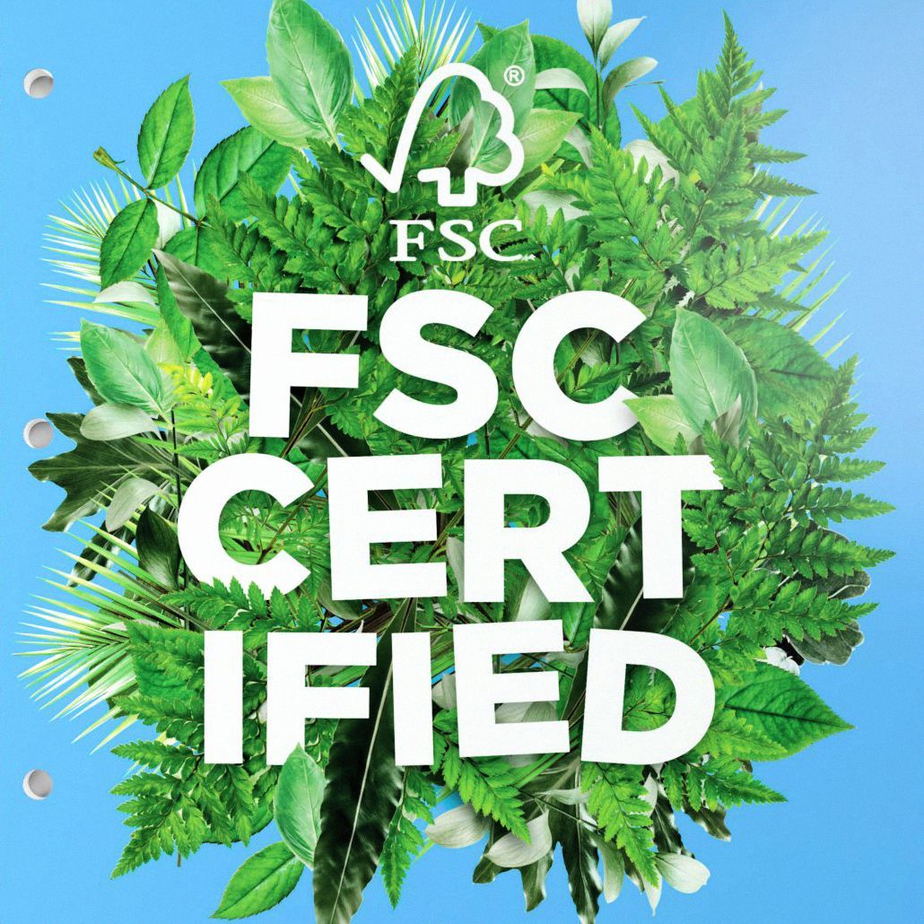 The Silvine FSC® Certified Notebook front cover.