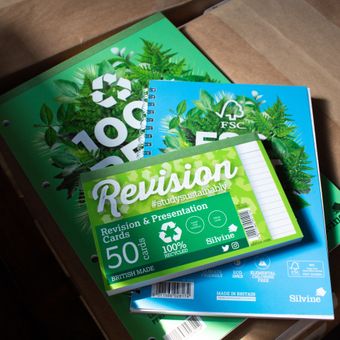 Three products of the Silvine Premium Climate Friendly range, on a paper background.