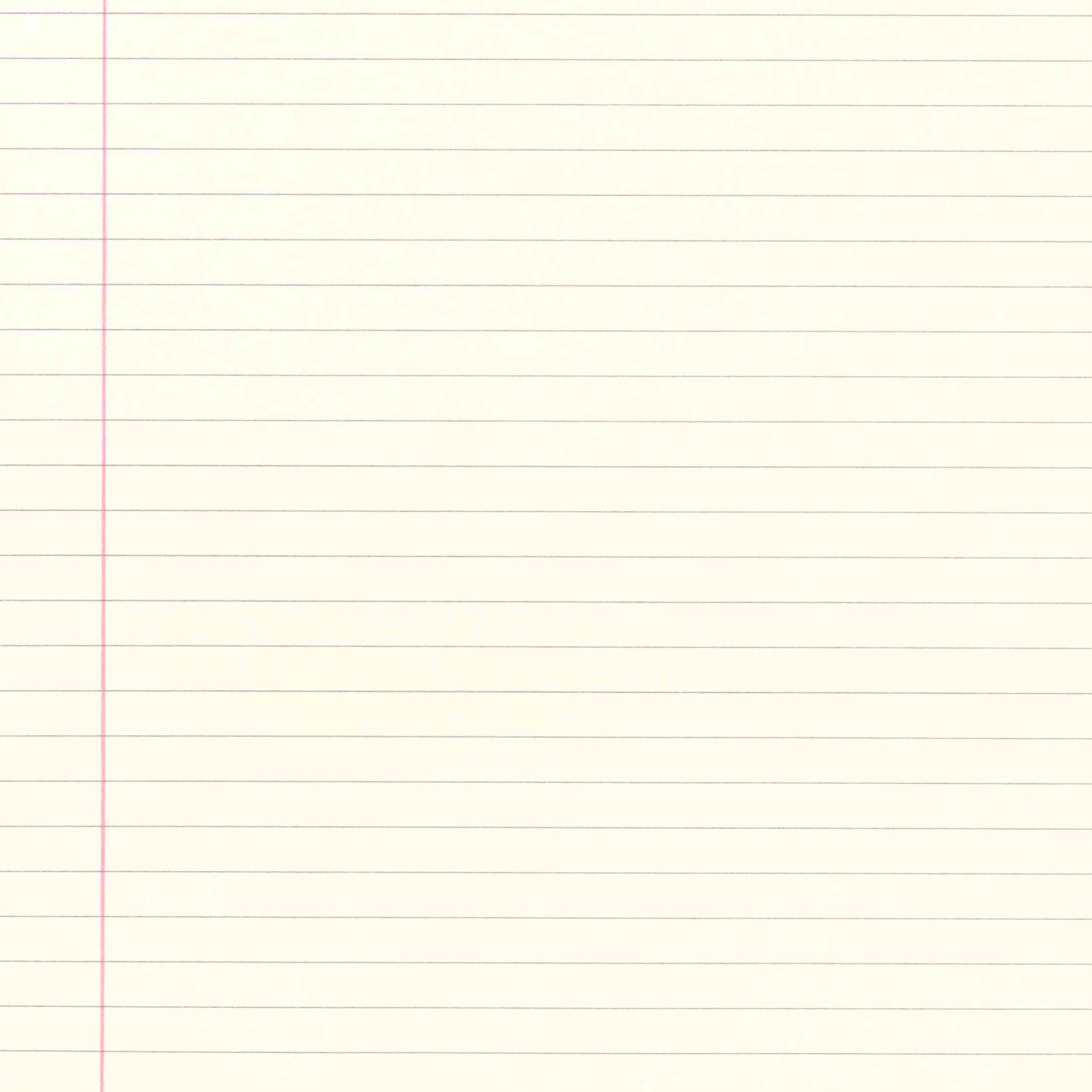 Cream tinted paper, lined with margin.