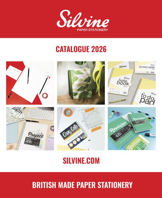 Image of Silvine's 2026 product catalogue.