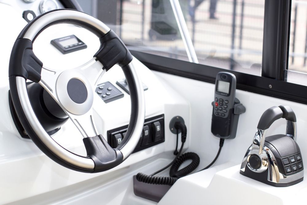 A Close Up of a Steering Wheel on a Boat — OSP Automotive & Marine In Yamba, NSW
