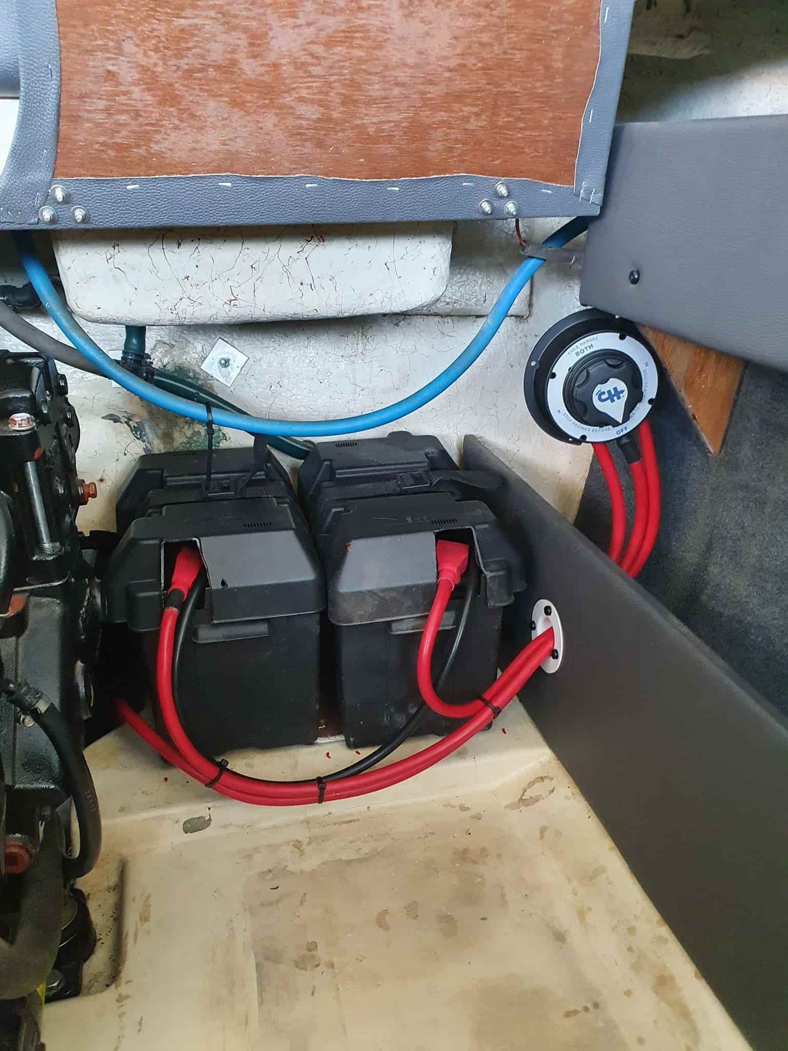 Two Batteries Are Connected to a Motor on a Boat — OSP Automotive & Marine In Grafton, NSW