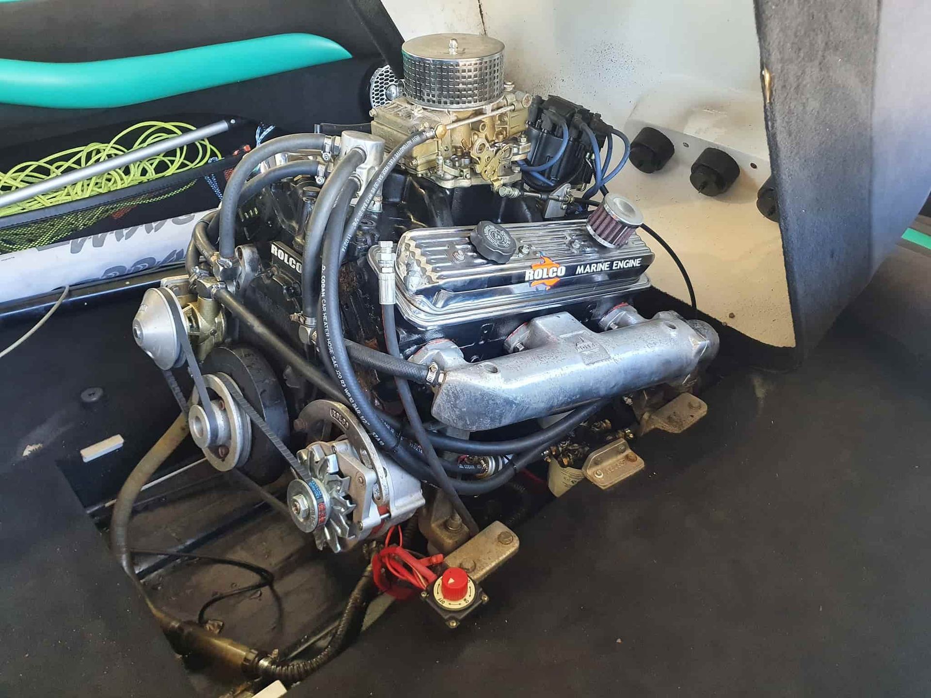 A Close Up of a Boat Engine on the Floor — OSP Automotive & Marine In Grafton, NSW