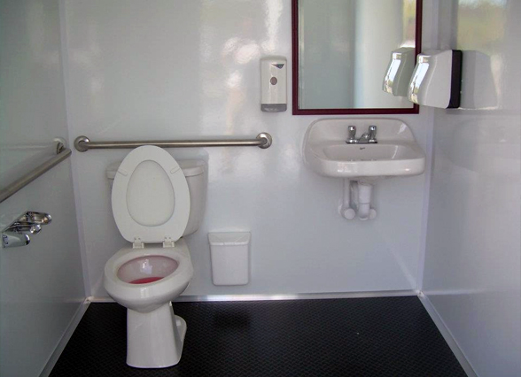 portable restroom
