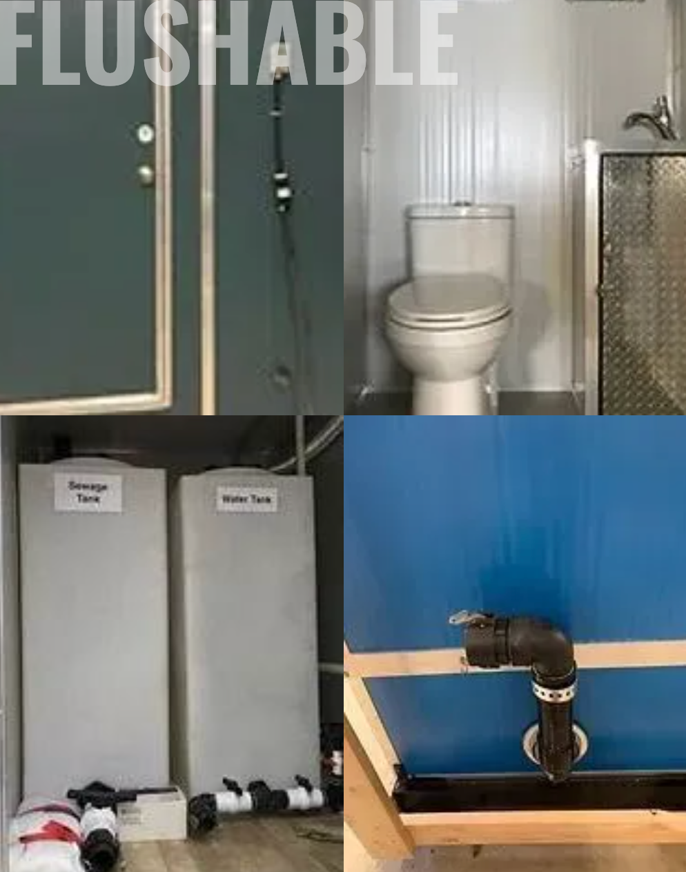 High-Quality Portable Bathroom at Deluxe Portable