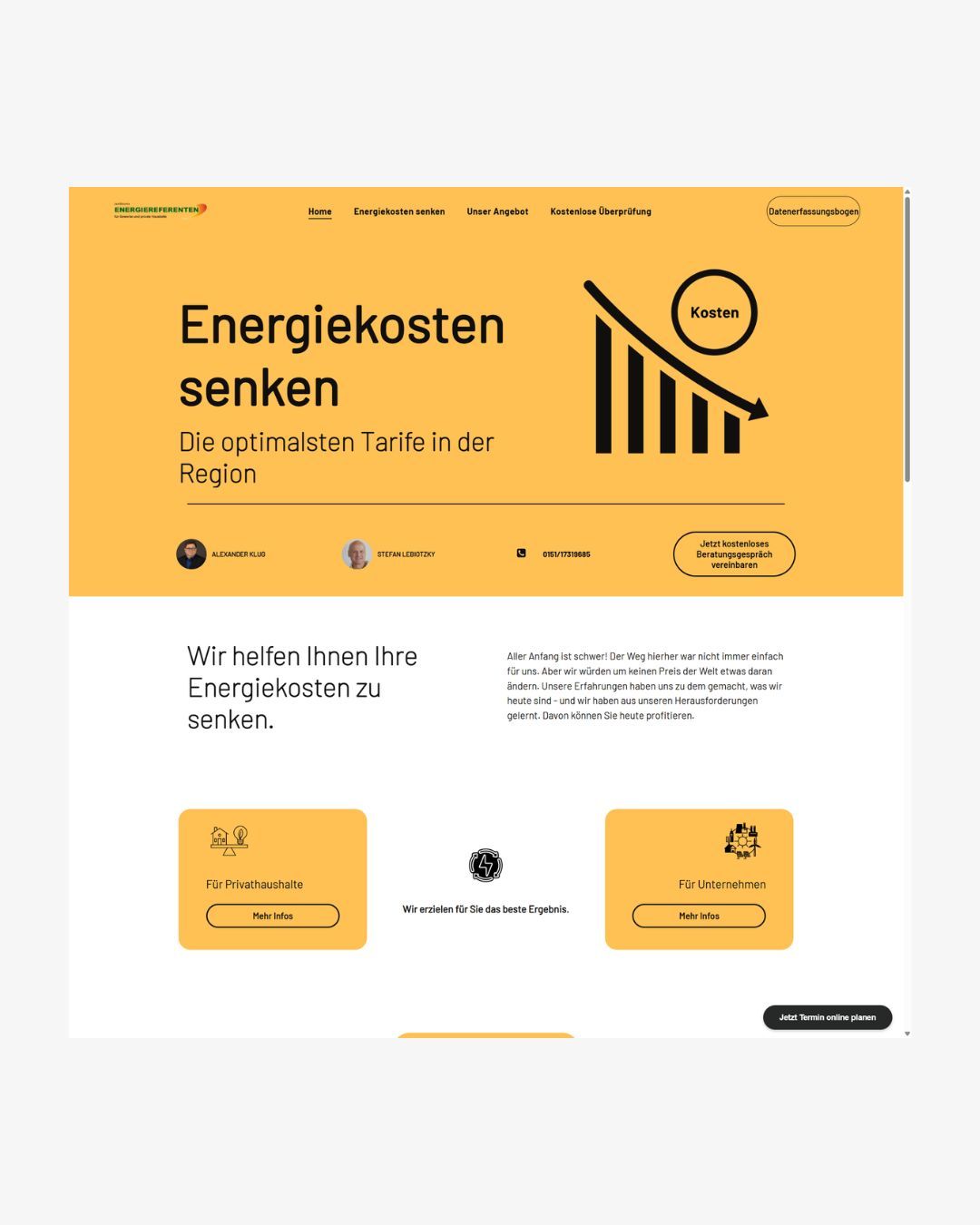 <p class="rteBlock">Gestalterische Umsetzung der Landingpage für Endkunden.</p>
