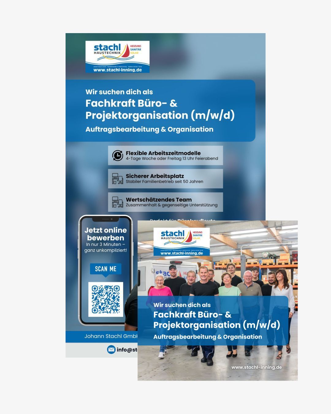 <p class="rteBlock">Gestaltung und Umsetzung für Digital, Social Media und Print für die Johann Stachl GmbH</p>