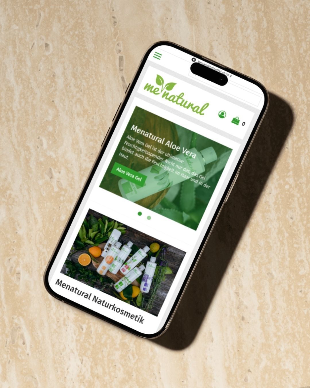 Menatural Mobile Shop