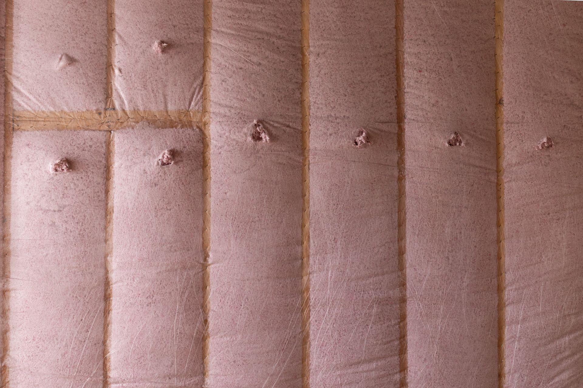 A close up of a piece of fabric with holes in it.