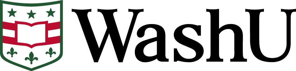 WashU logo with a shield and text.