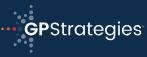 Logo: GPStrategies in white text with a starburst graphic on a dark blue background.