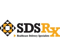 Logo: SDS Rx with geometric design and text 