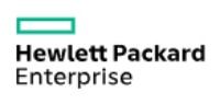 The Hewlett Packard Enterprise logo consisting of a teal rectangle above the company name in black text.