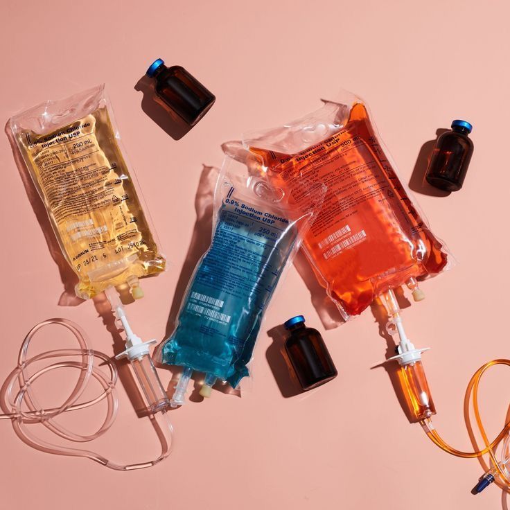 IV therapy bags for better health
