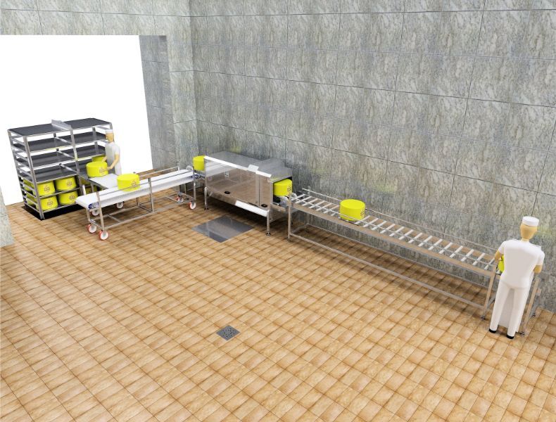 Realizzazione di impianti per l'industria casearia