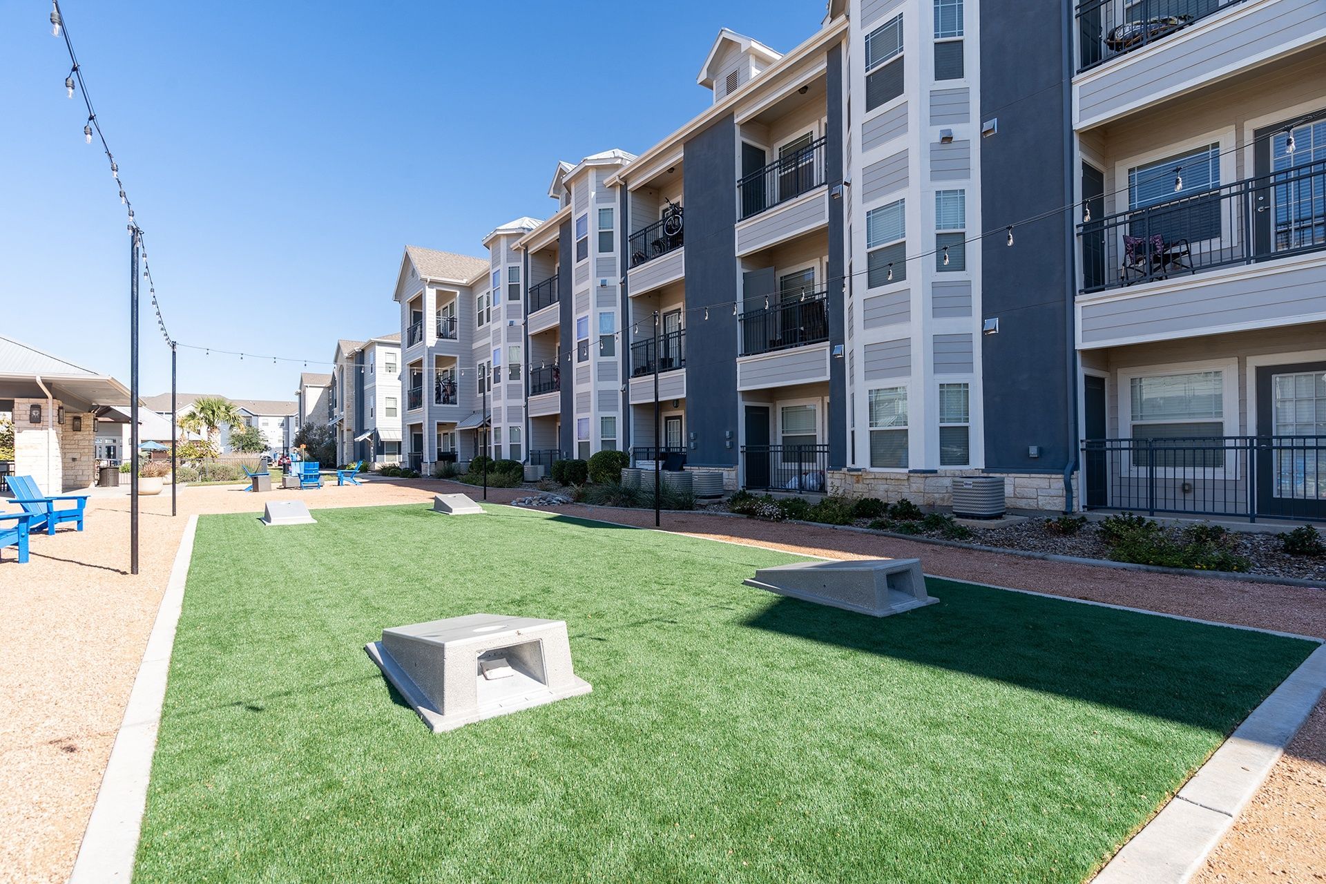 Sunny Courtyards at Residence at Midland, Midland, Texas