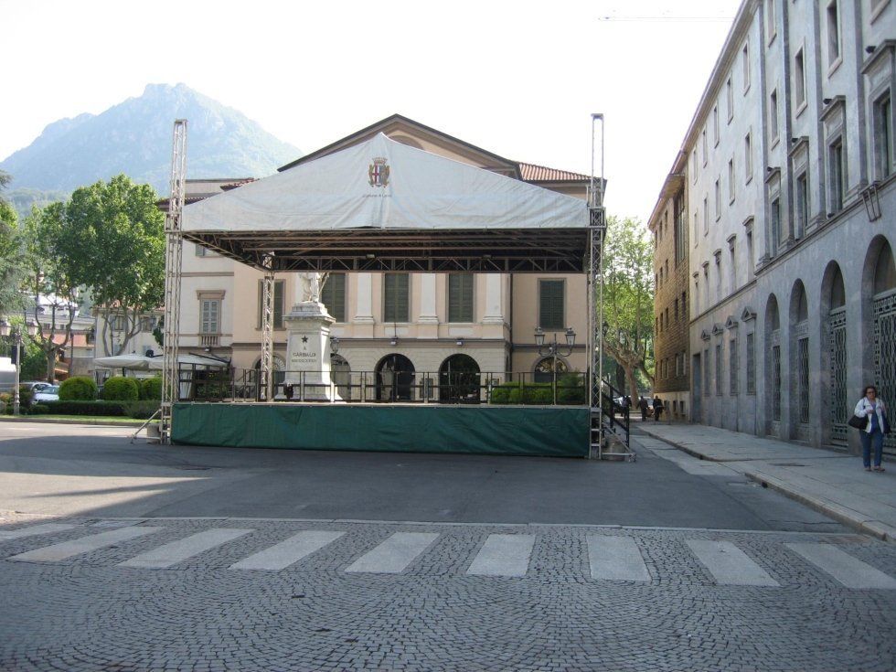 Palco all'esterno