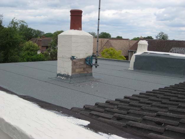 flat roof installation