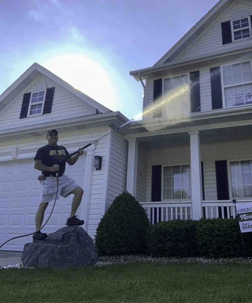 Hot Shotz Power Washing in St. Charles , MO, residential soft washing and house  cleaning 