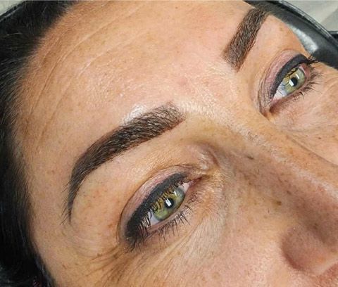 semi-permanent eyebrow microshading makeup in myrtle beach sc