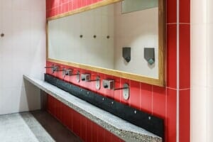 Clean public washrooms interior - Roto-Rooter Sewer and Drain Service in Bangor, ME