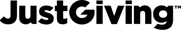 JustGiving logo in bold black font with the 