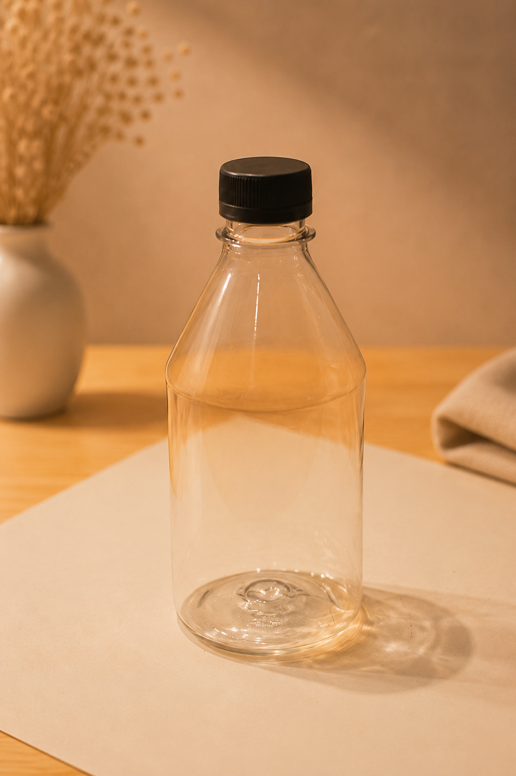 Envase plastico 500cccon tapa ciega x 20unidades