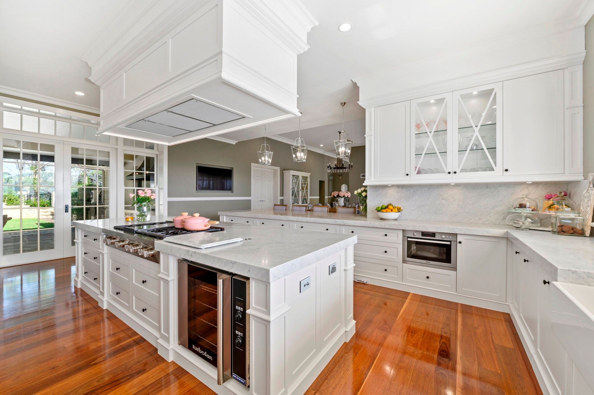 Kitchen Joinery With Clean White Finishes and Wooden Details — Plumbe Joinery in Coffs Harbour, NSW