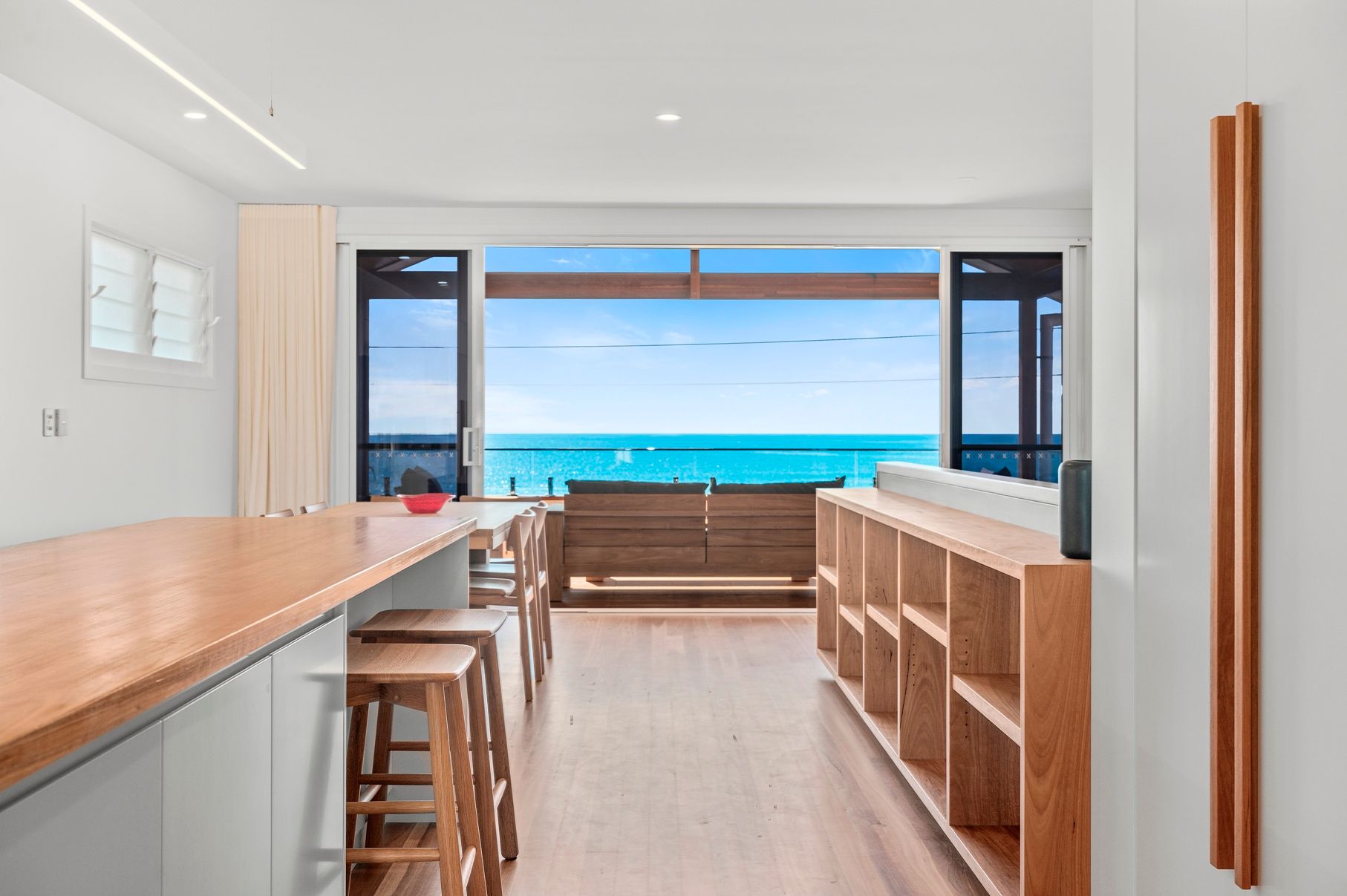 A Living Room With a View of the Ocean — Plumbe Joinery in Coffs Harbour, NSW