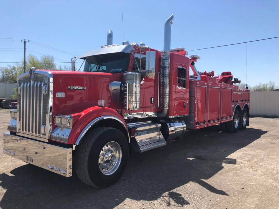 Red Towing Truck | Indianapolis, IN | HIX Wrecker Service, Inc.