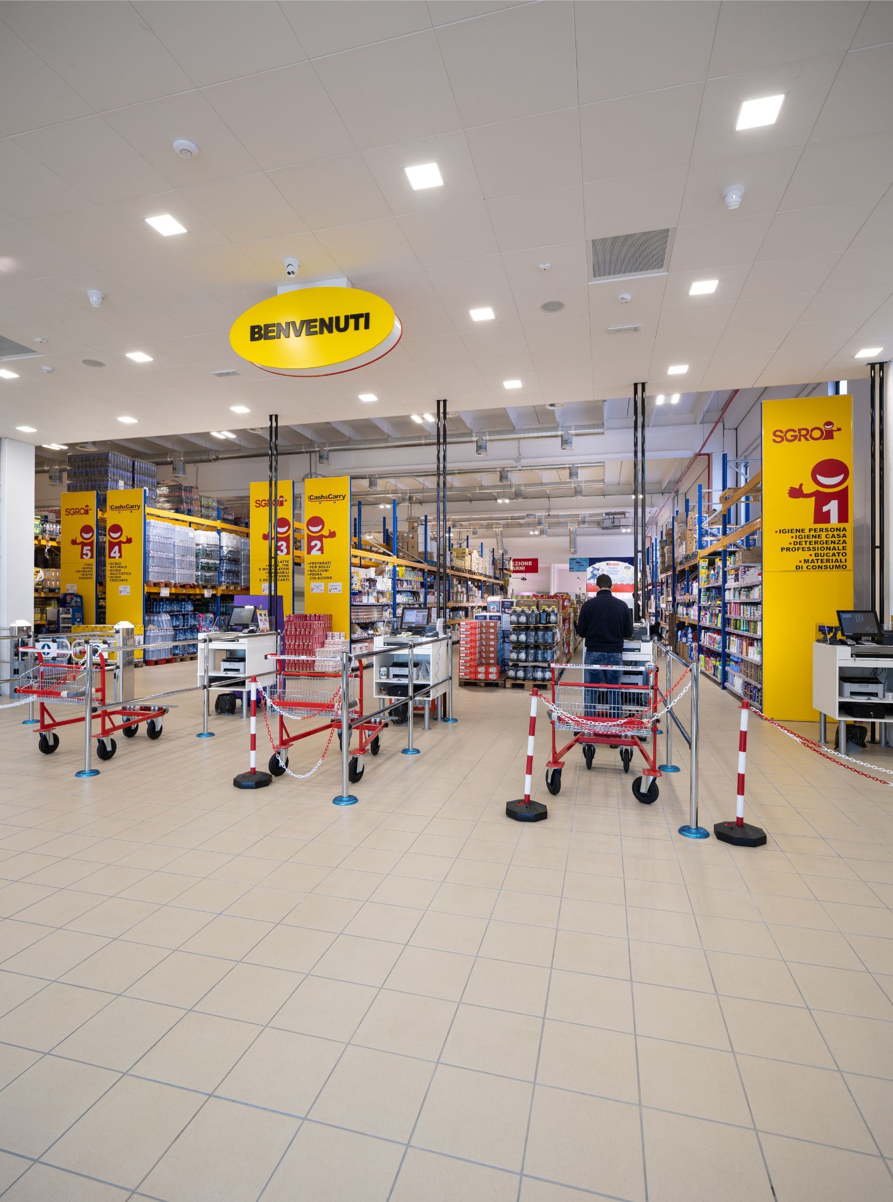 interno dell'ingrosso