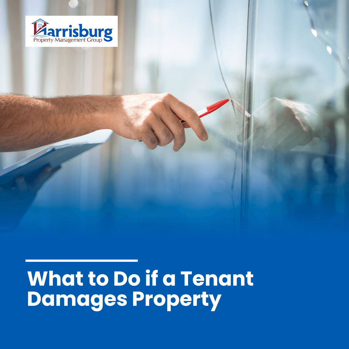 what to do if a tenant damages property