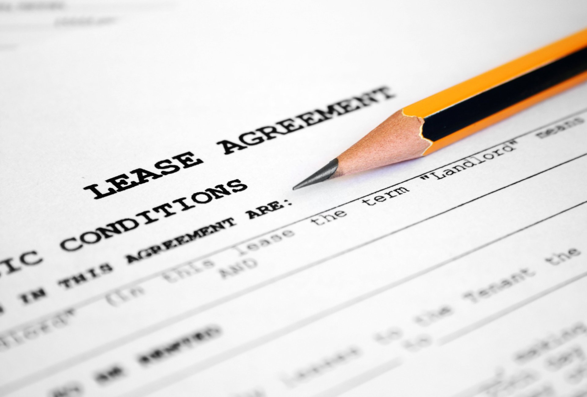 lease agreement papers