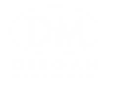 Deegan Management Logo - footer, go to homepage