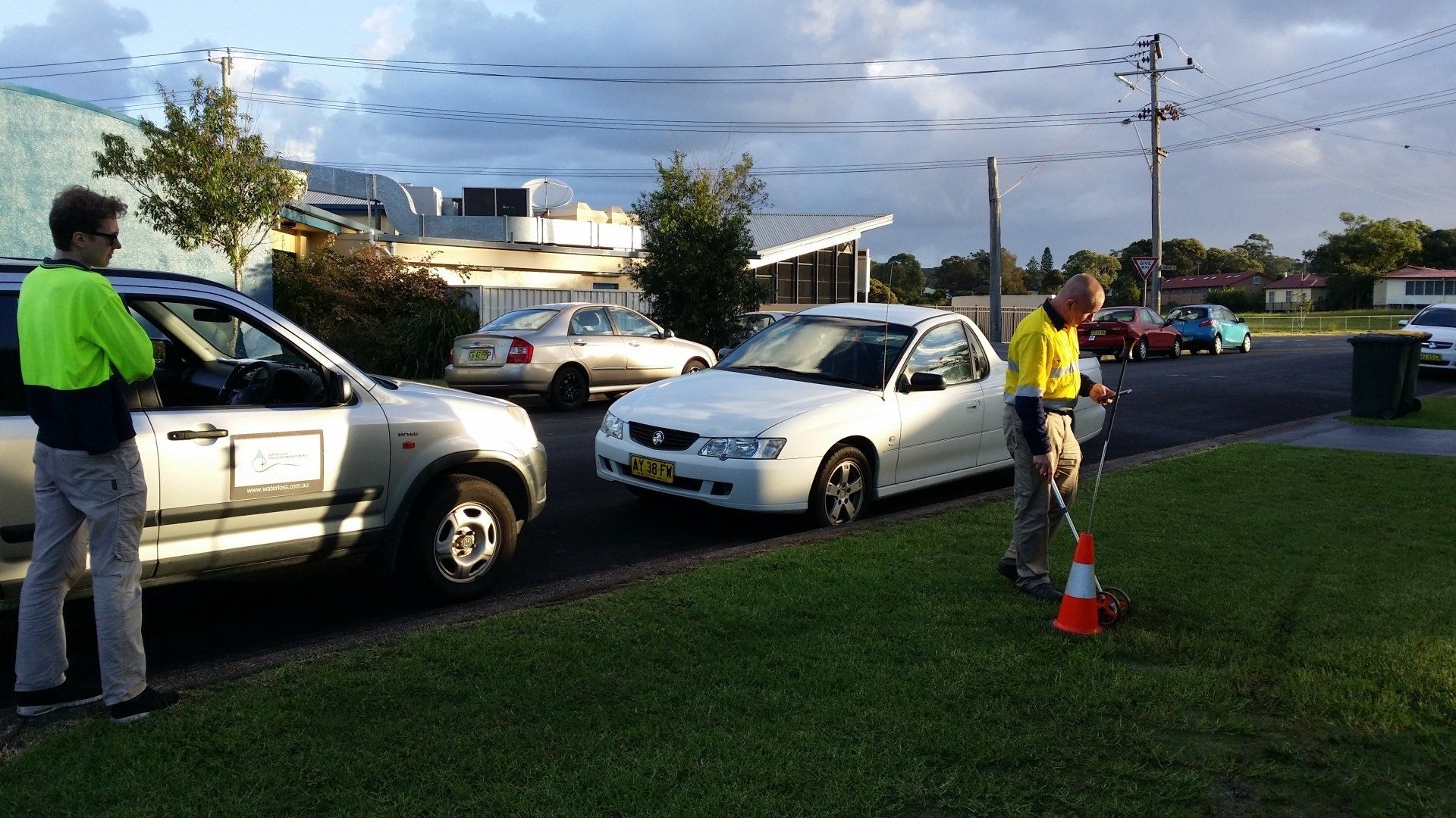 Men working together