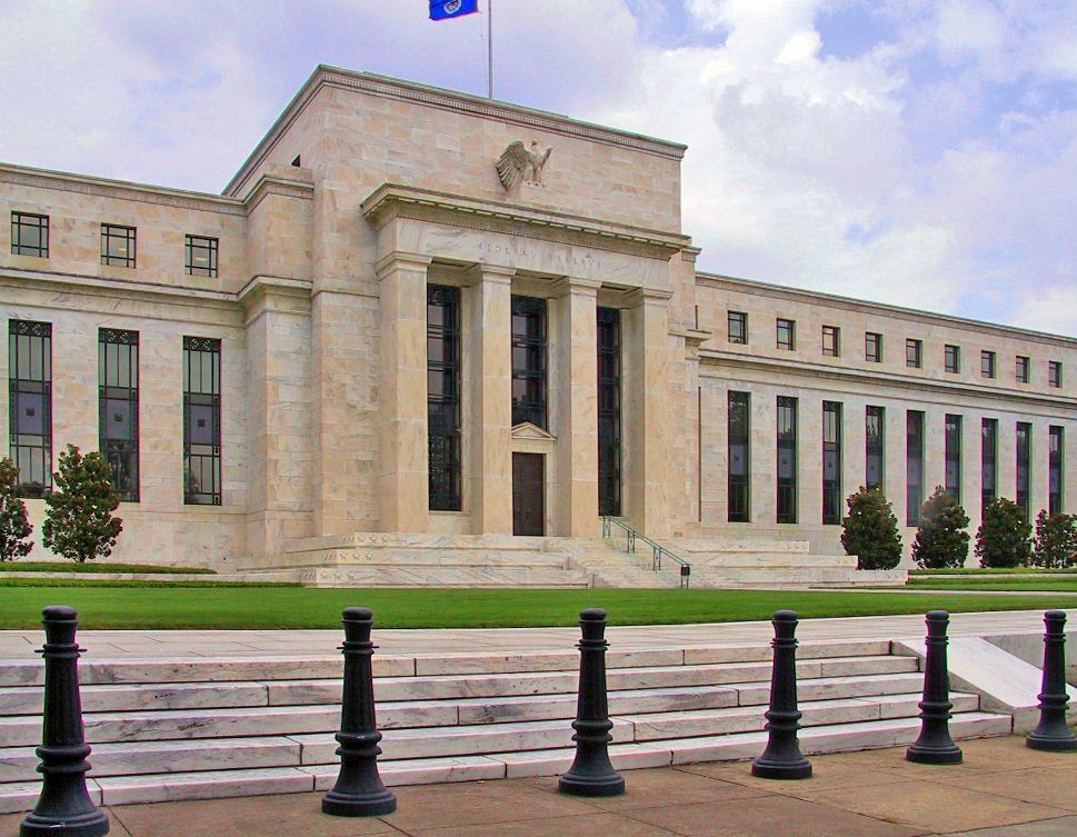 The Federal Reserve building in Washington, D.C.