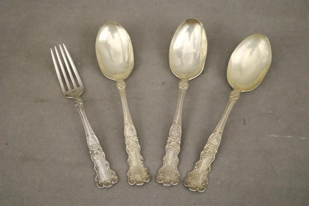 Gorham Buttercup Sterling Silver Flatware Set