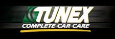 Logo for TuneX Complete Car Care. White 