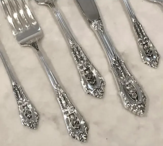 Wallace Rose Point Sterling Silverware
